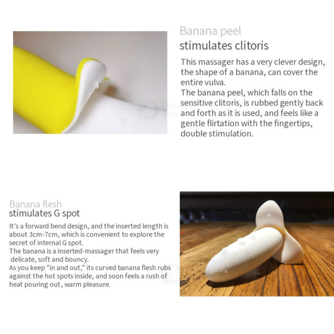 Banana Vibrating Dildo | Desire Toys