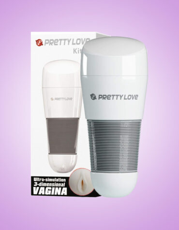 The Pretty Love Kitty White Vagina Masturbator is a must-have for any fan of adult pleasure products. This handheld toy is designed to give users a realistic...