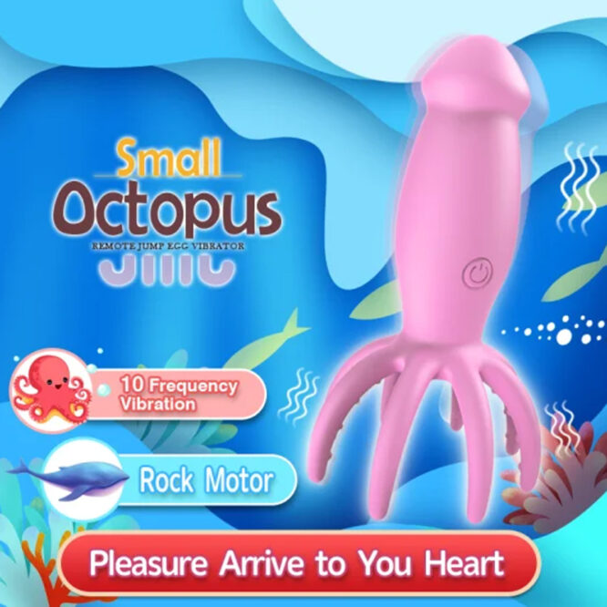 Remote Control Octopus Shape Dildo Vibrator | Desire Toys