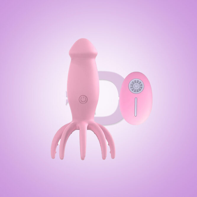 Remote Control Octopus Shape Dildo Vibrator | Desire Toys