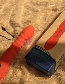 Stretch Thrusting Silicone Vibrator