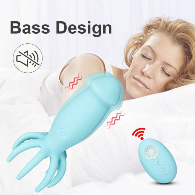 Remote Control Octopus Shape Dildo Vibrator | Desire Toys